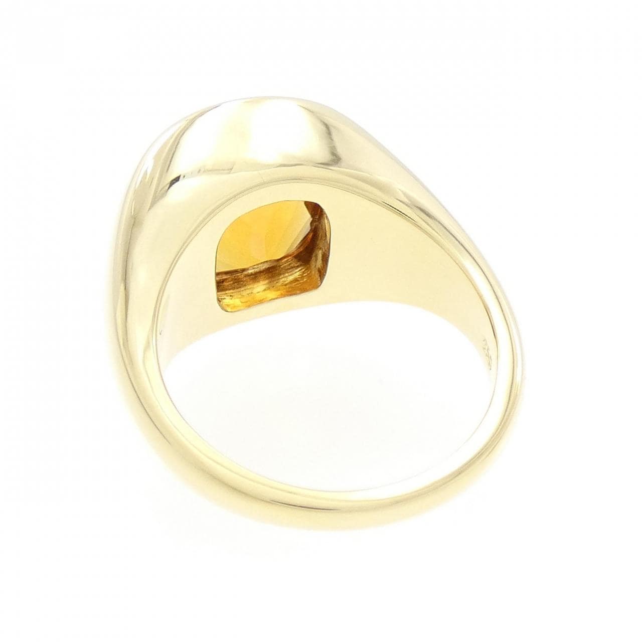 750YG Citrine Ring