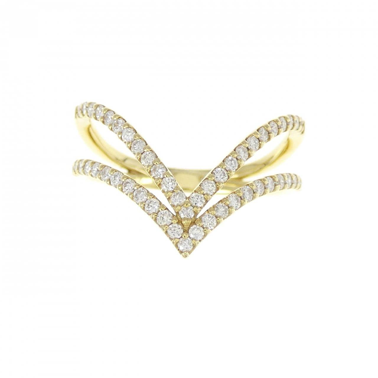 K18YG ダイヤモンド リング 0.33CT