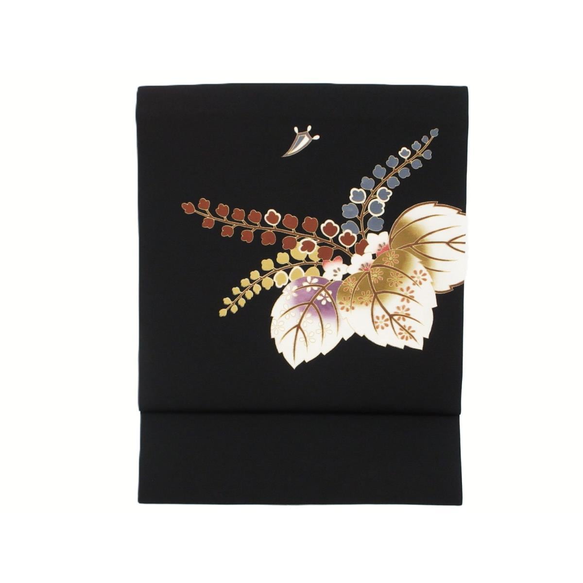 名古屋帯　染帯　友禅加工