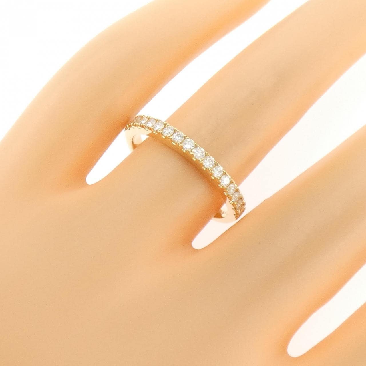 【リメイク】K18YG ダイヤモンド リング 0.32CT