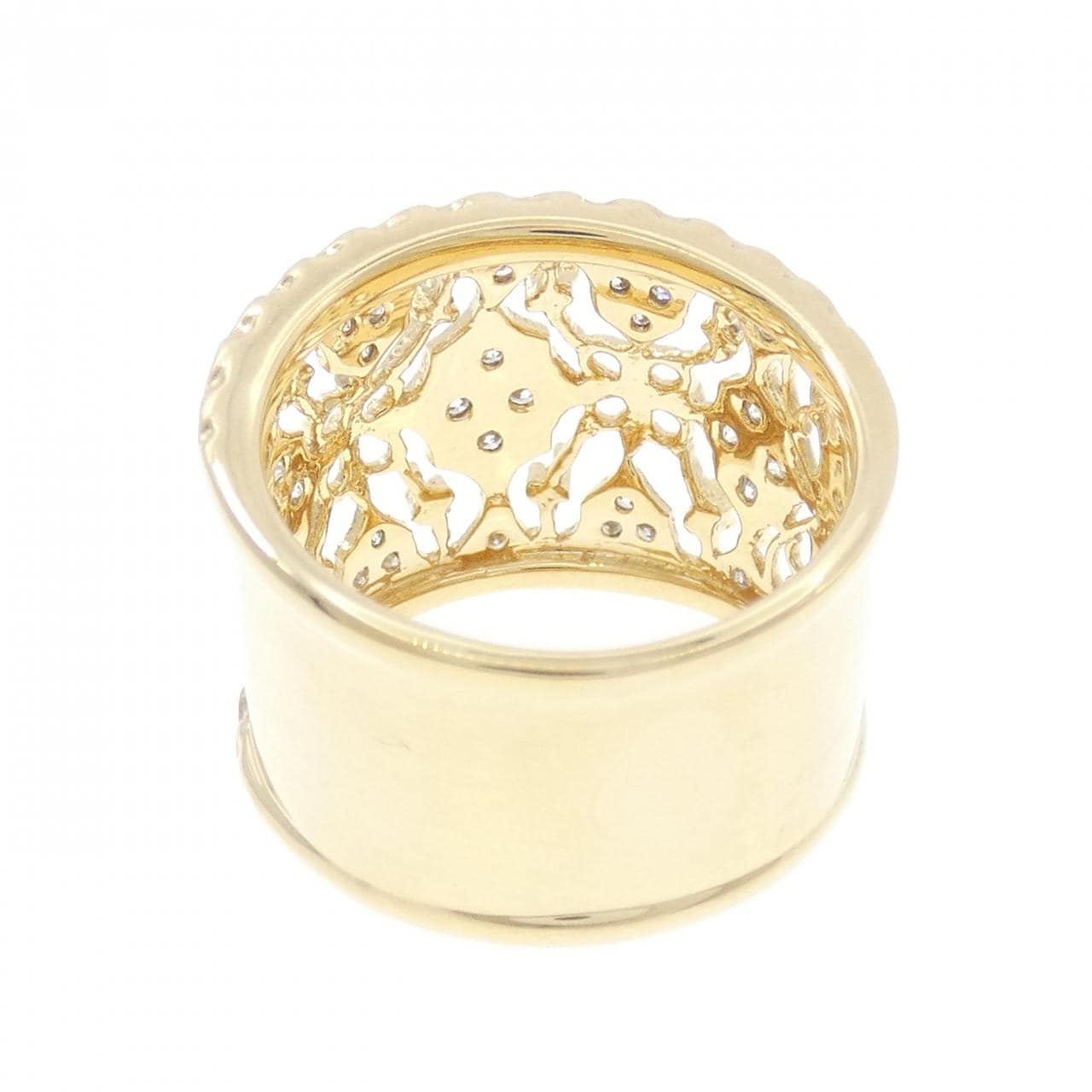 K18YG/K18WG ダイヤモンド リング 0.33CT