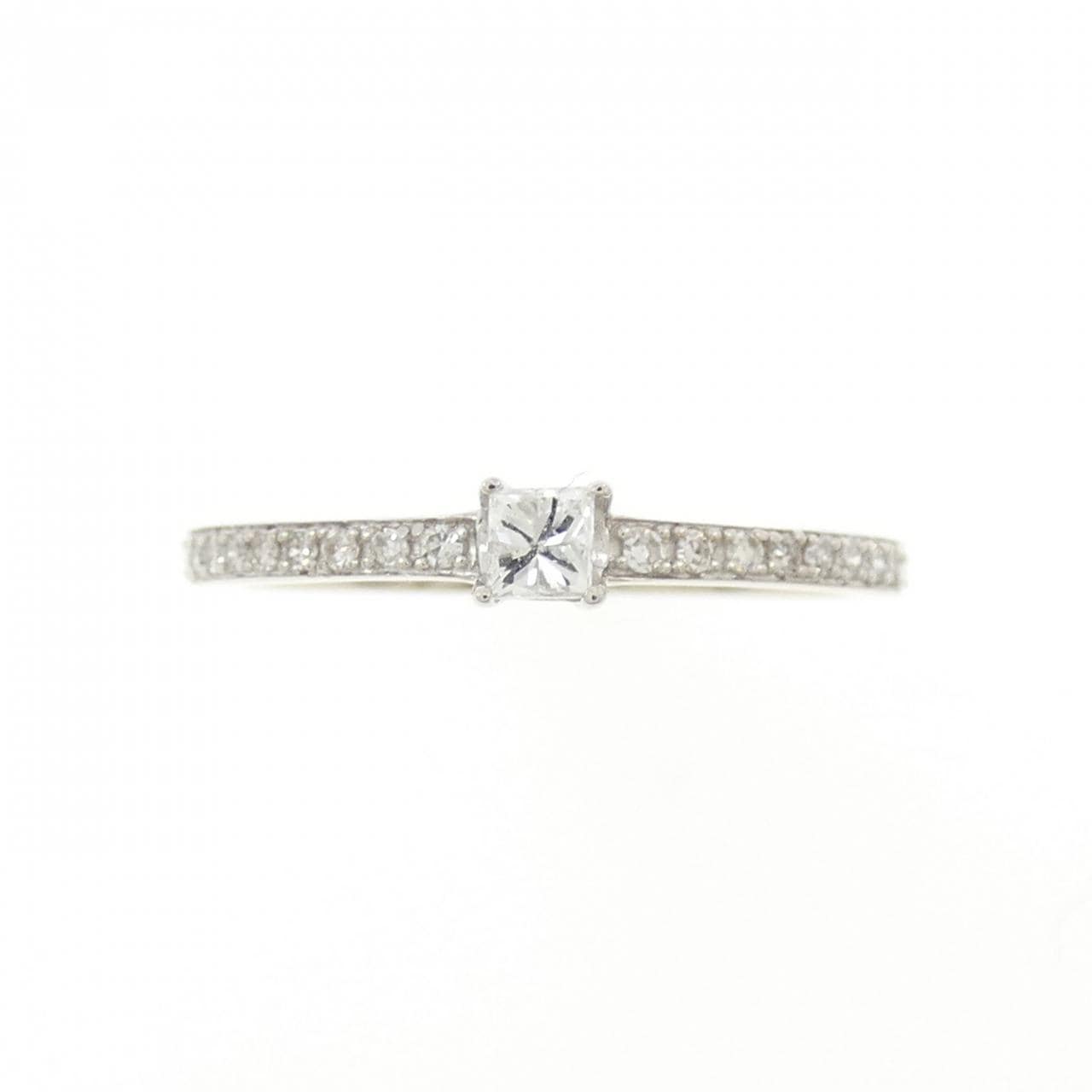 K18WG ダイヤモンド リング 0.20CT