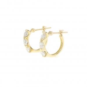 K18YG ダイヤモンド ピアス 0.70CT