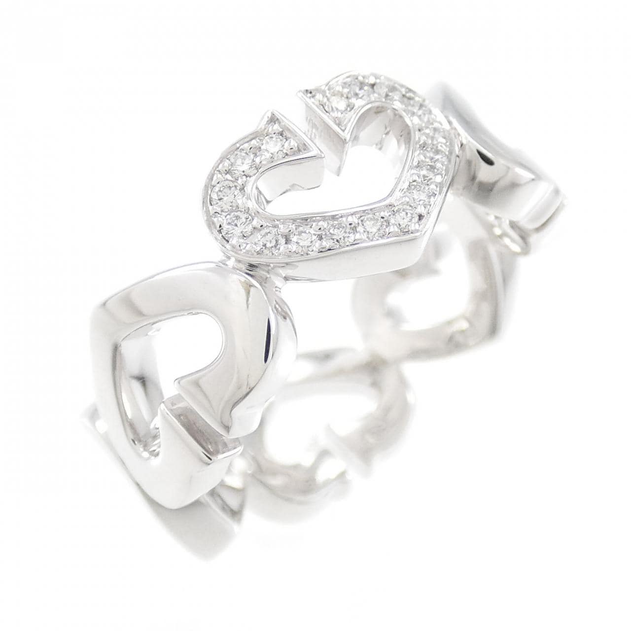 Cartier C heart 1P 戒指