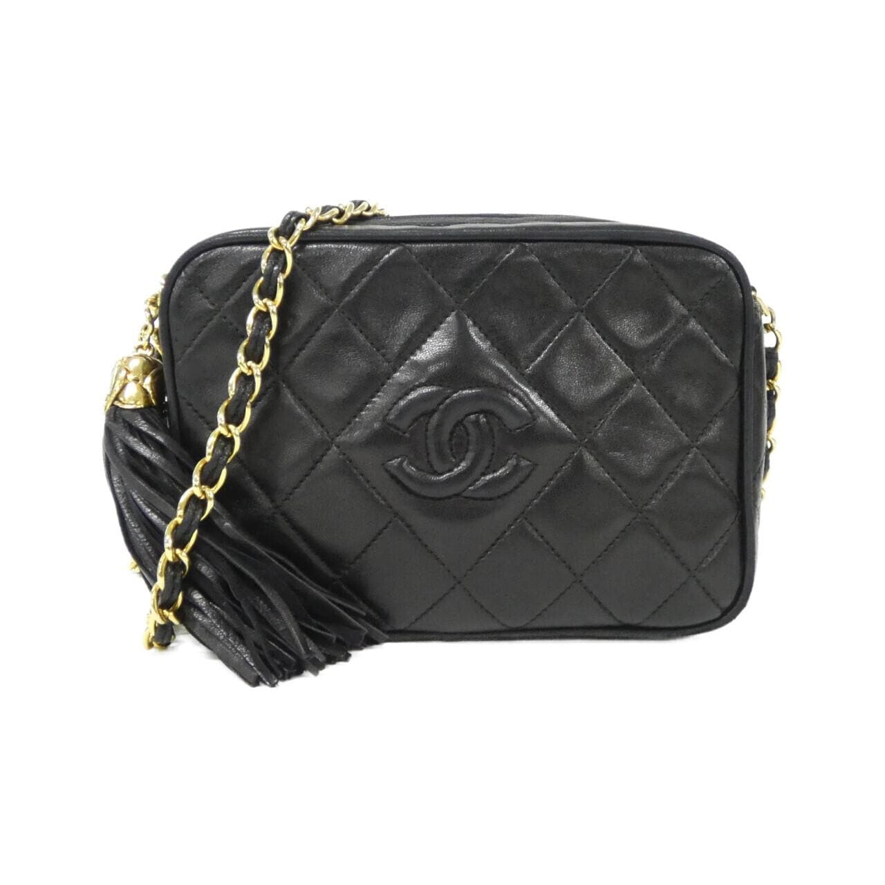 【ヴィンテージ】シャネル ダイヤモンドCC ライン ショルダーバッグ