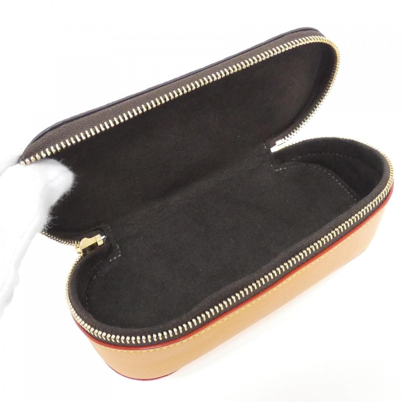 ルイヴィトン モノグラム ストライプ(LVスクエアード) エテュイ リュネット グラスケース GM GI0717