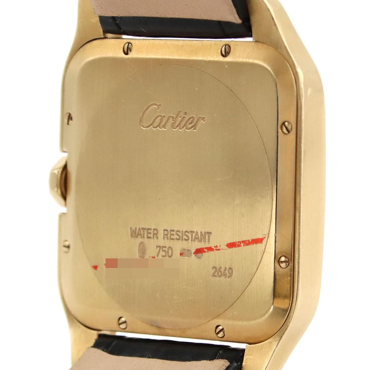 カルティエ サントスデュモンLM YG W2008751 YG 手巻