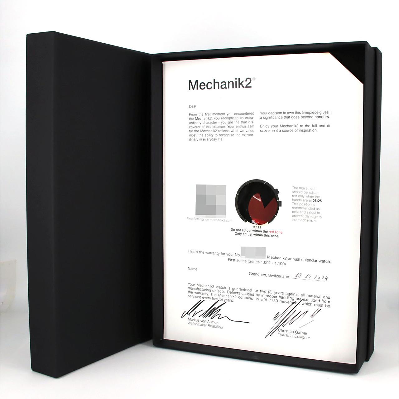 Mechanik2 メカニク2 アニュアルカレンダークロノグラフ2 TI 自動巻