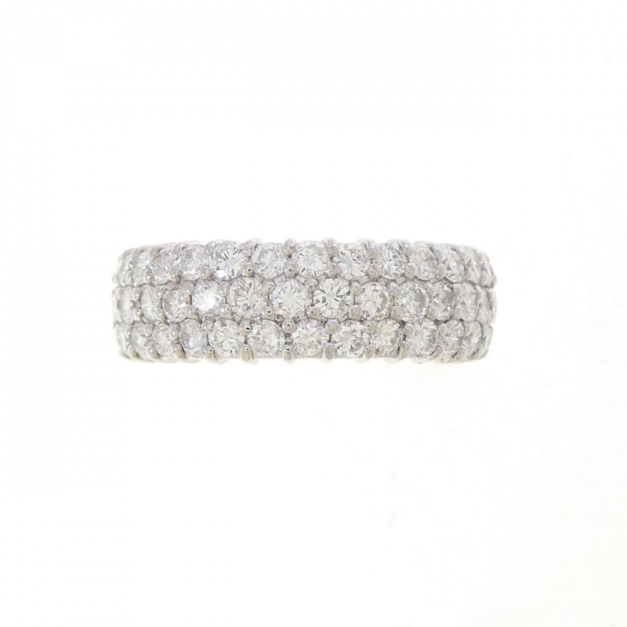 PT900 パヴェ ダイヤモンド リング 1.51CT