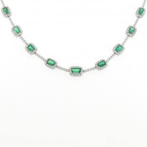 スワ エメラルド ネックレス 7.60CT