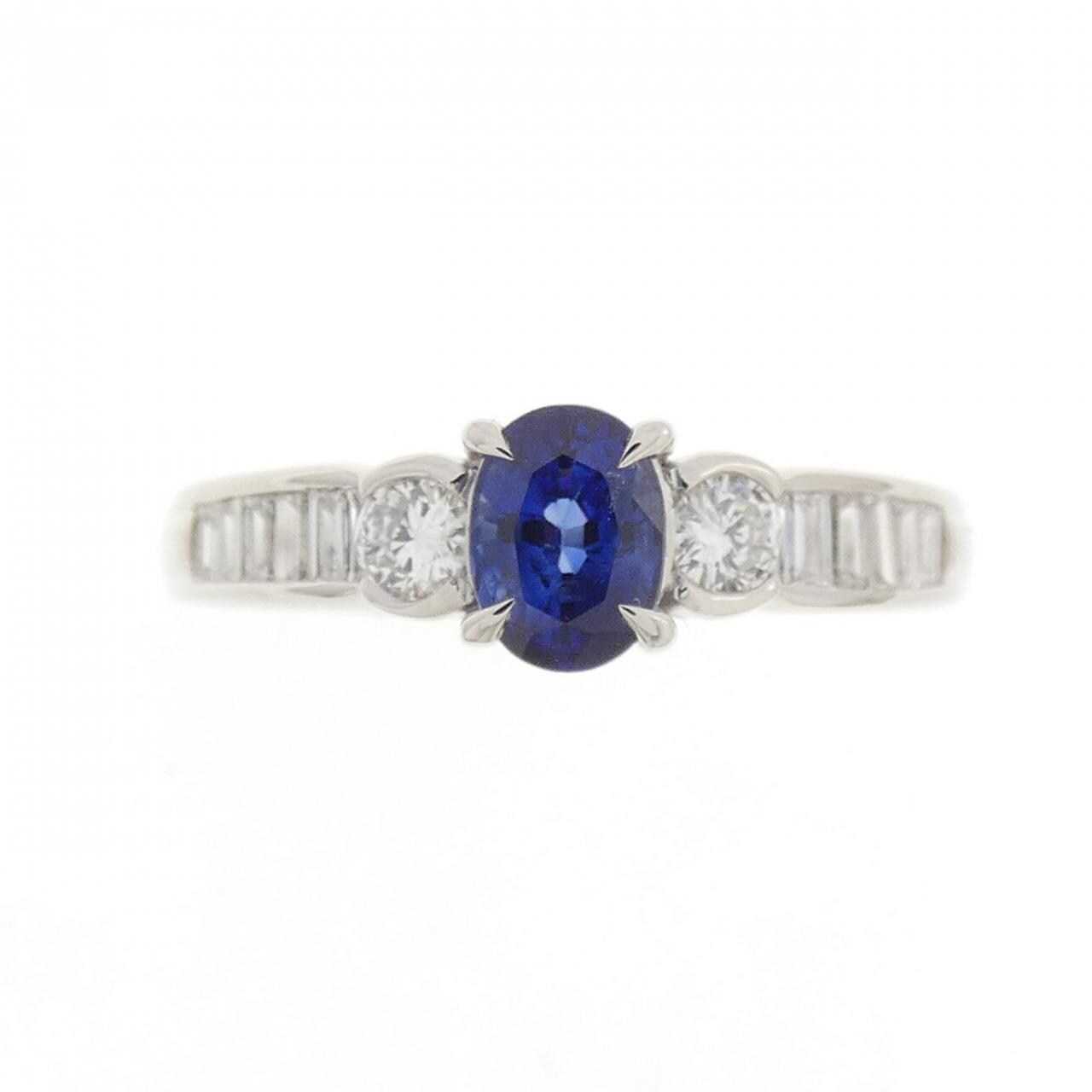 PT900 サファイヤ リング 0.65CT