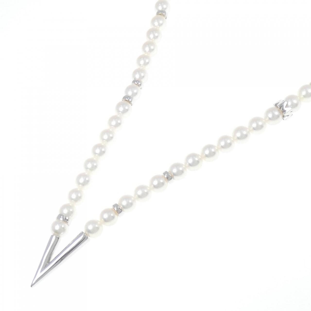 MIKIMOTO V 形绳项链 6.5-7 毫米