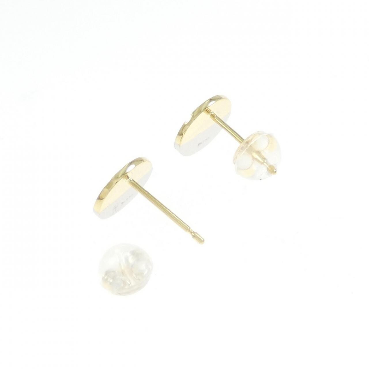 K18YG/PT ピアス