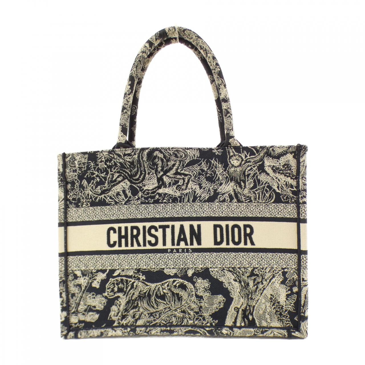 Christian DIOR REVERSE TOILE DE JOUY DIOR Book Tote Medium M1296ZRGO Bag