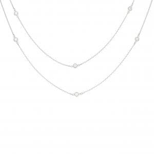 K18WG ダイヤモンド ネックレス 0.60CT