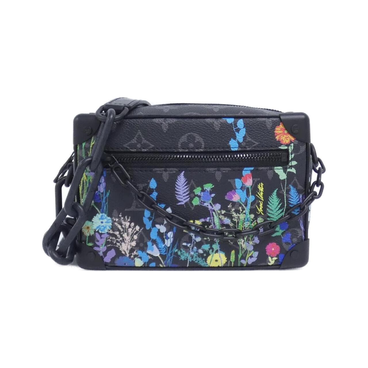 ルイヴィトン モノグラム エクリプス フォリアージュ ミニ ソフトトランク M69072 ショルダーバッグ