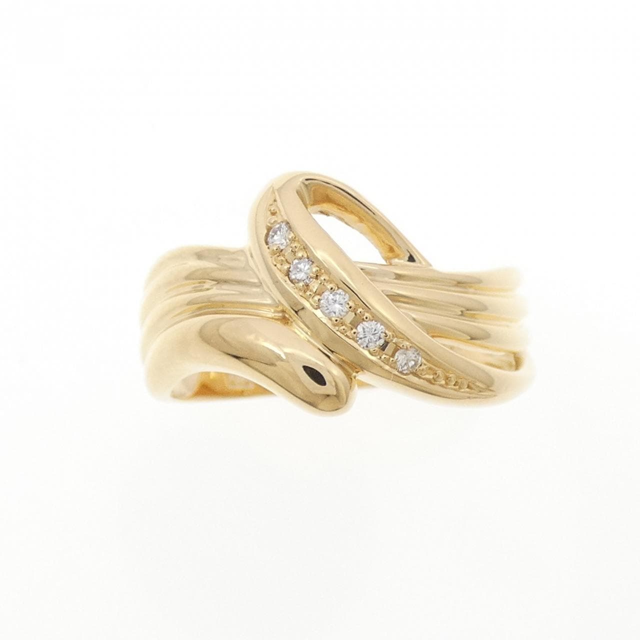 K18YG ダイヤモンド リング 0.05CT