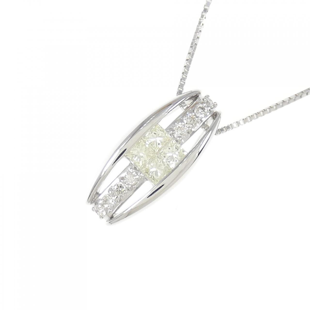 コメ兵｜K18WG ダイヤモンド ネックレス 0.65CT｜ジュエリー