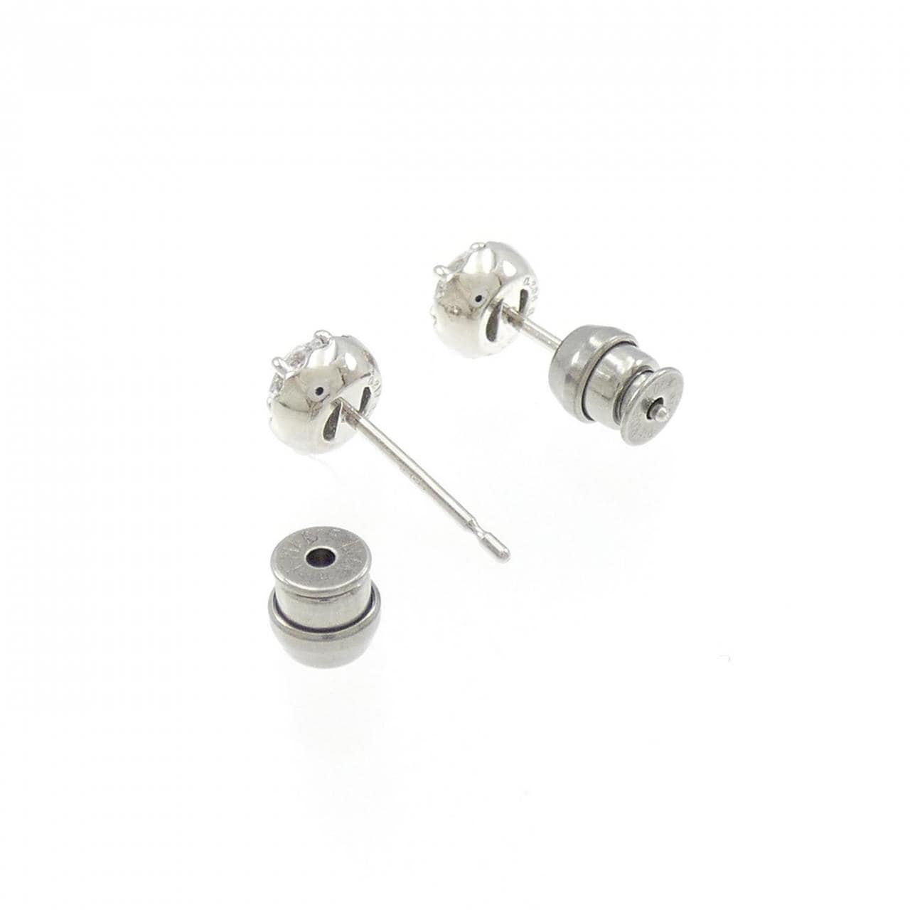 [再加工款] PT900/ST钻石耳环 0.206CT 0.219CT E SI1 EX