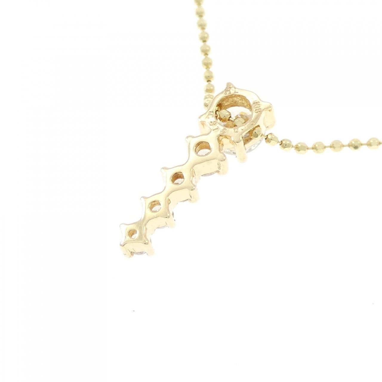 K18YG ダイヤモンド ネックレス 0.319CT