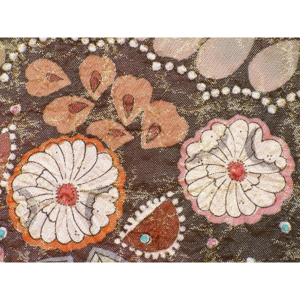 [未使用品] 袋式染色腰带，友禅饰和扎染