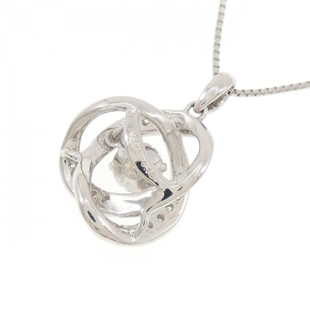 PT900/PT850 ダイヤモンド ネックレス 0.430CT