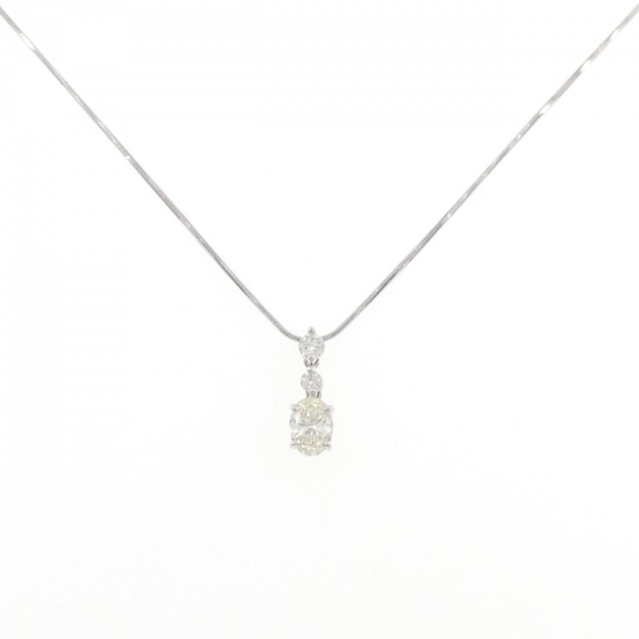 PT900/PT850 ダイヤモンド ネックレス 0.579CT