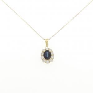 K18YG サファイヤ ネックレス 1.64CT