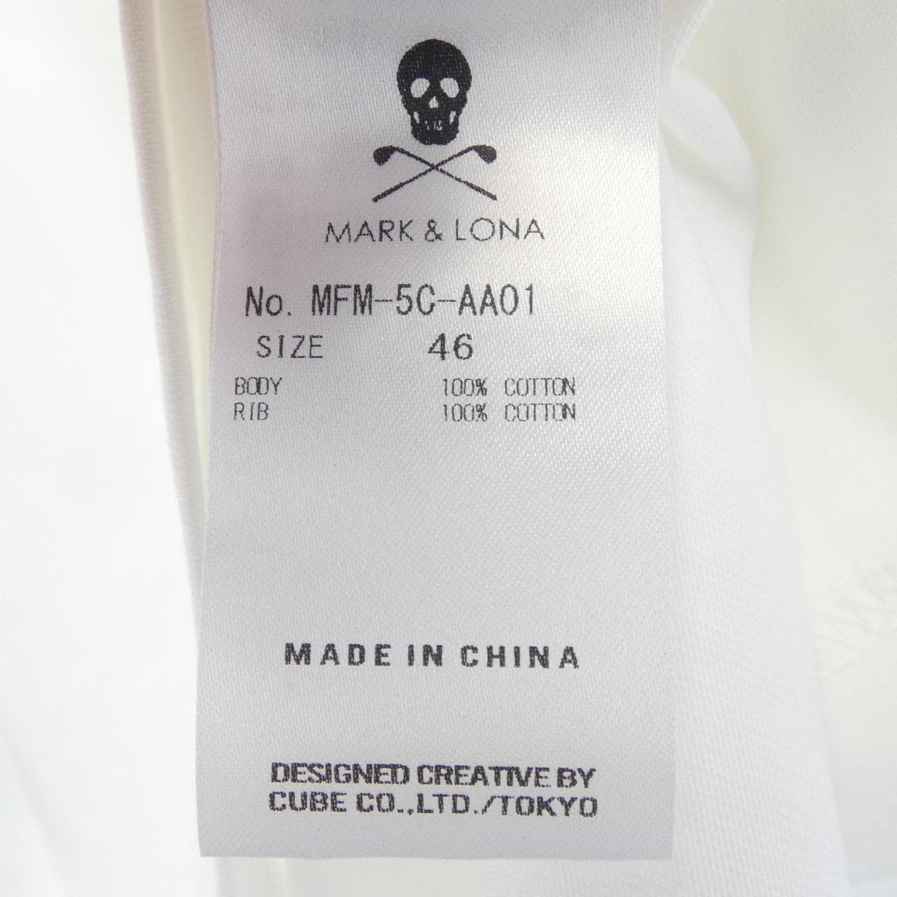 マークアンドロナ MARK&LONA Tシャツ