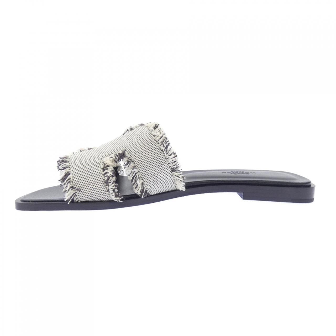 エルメス HERMES オラン ORAN トワル･フリンジ･マキシ 261275Z サンダル