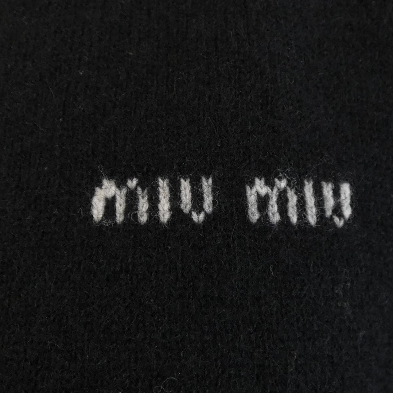 ミュウミュウ MIU MIU MIU MIUロゴ MMF890 SOOO 13S1 カーディガン