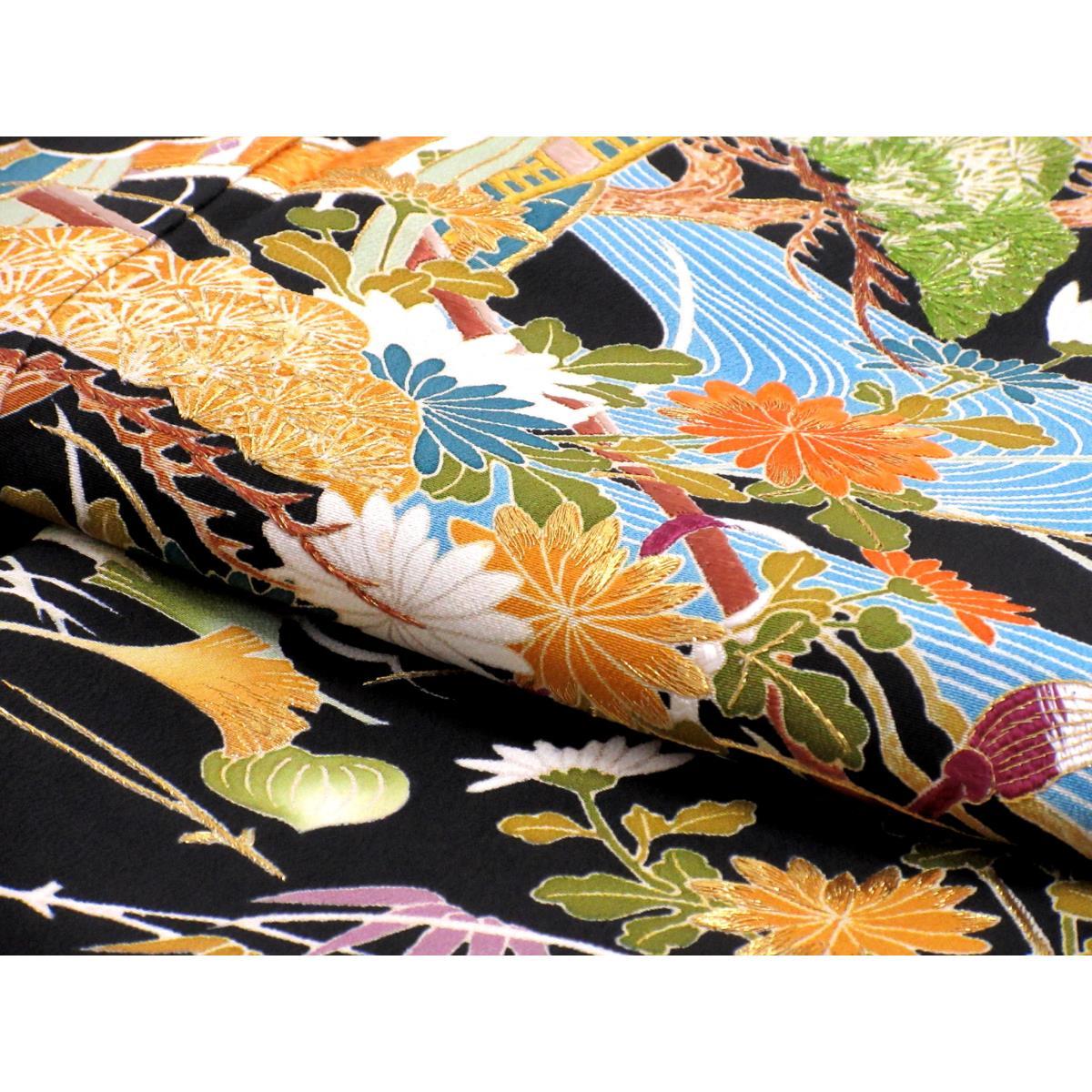 留袖　丸に剣片喰【大彦】