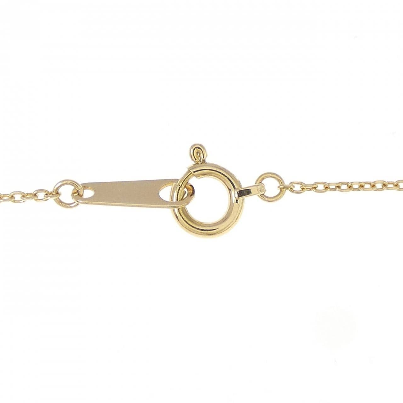 K18YG ハート ダイヤモンド ネックレス 0.08CT