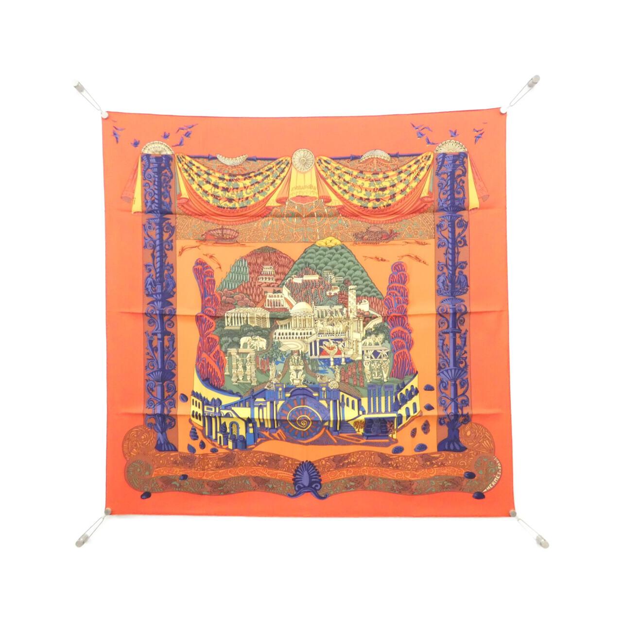 エルメス L'ATLANTIDE カレ スカーフ