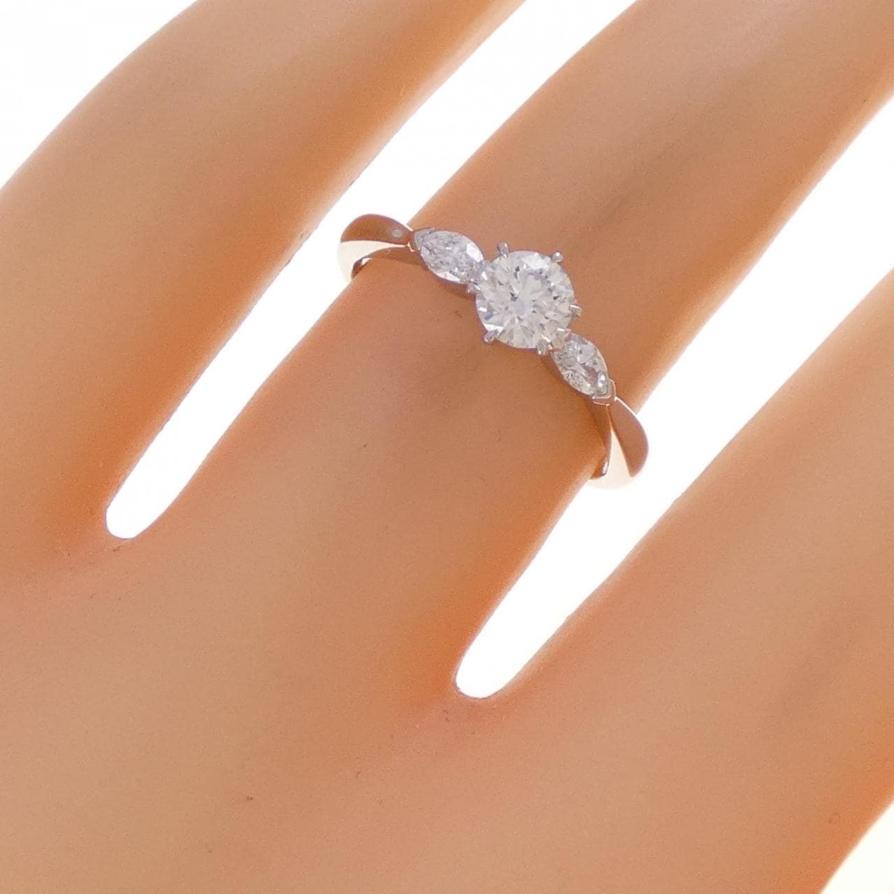 PT900 ダイヤモンド リング 0.306CT G VS2 3EXT H＆C