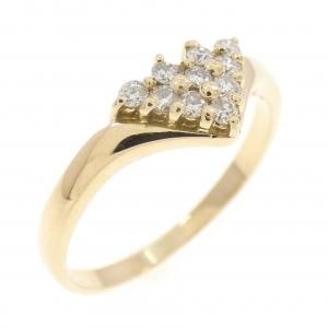 K18YG ダイヤモンド リング 0.13CT