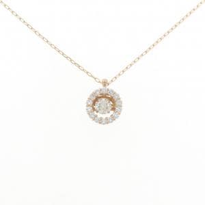K18PG ダイヤモンド ネックレス 0.32CT