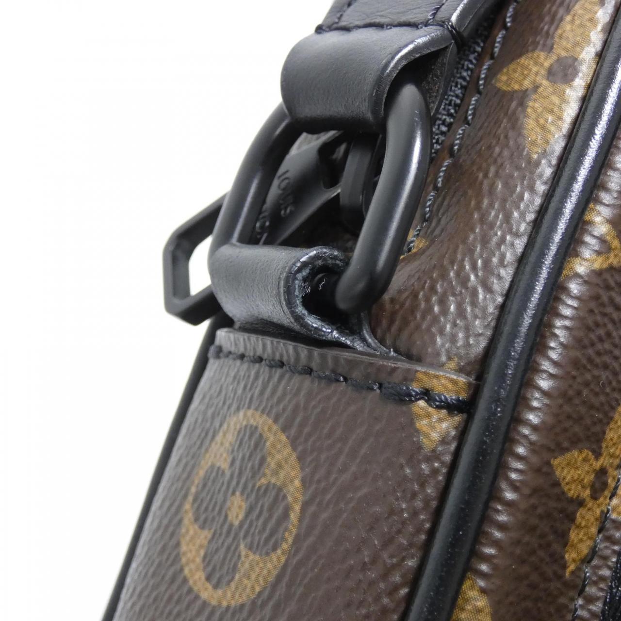 LOUIS VUITTON Monogram Macassar Christopher 穿戴式錢包 M69404 肩背包