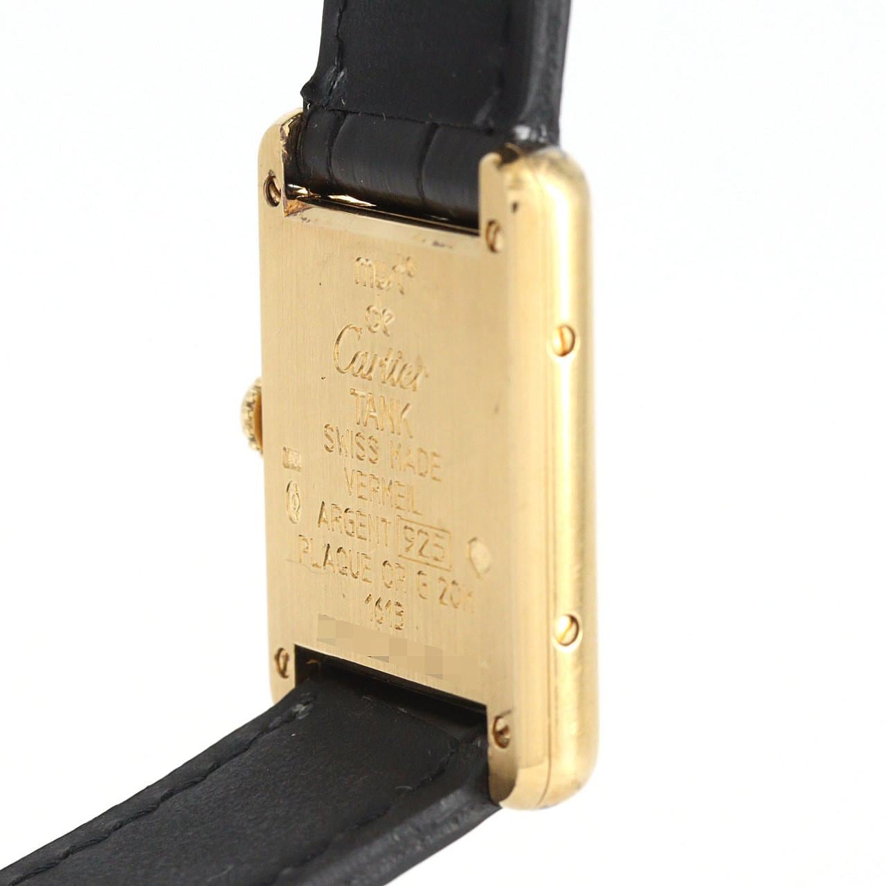 【ノーメンテナンス還元価格】カルティエ マストタンクSM GP W1006354 GP クォーツ