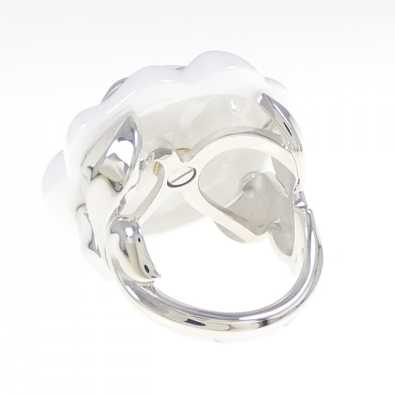 CHANEL camelia large ring