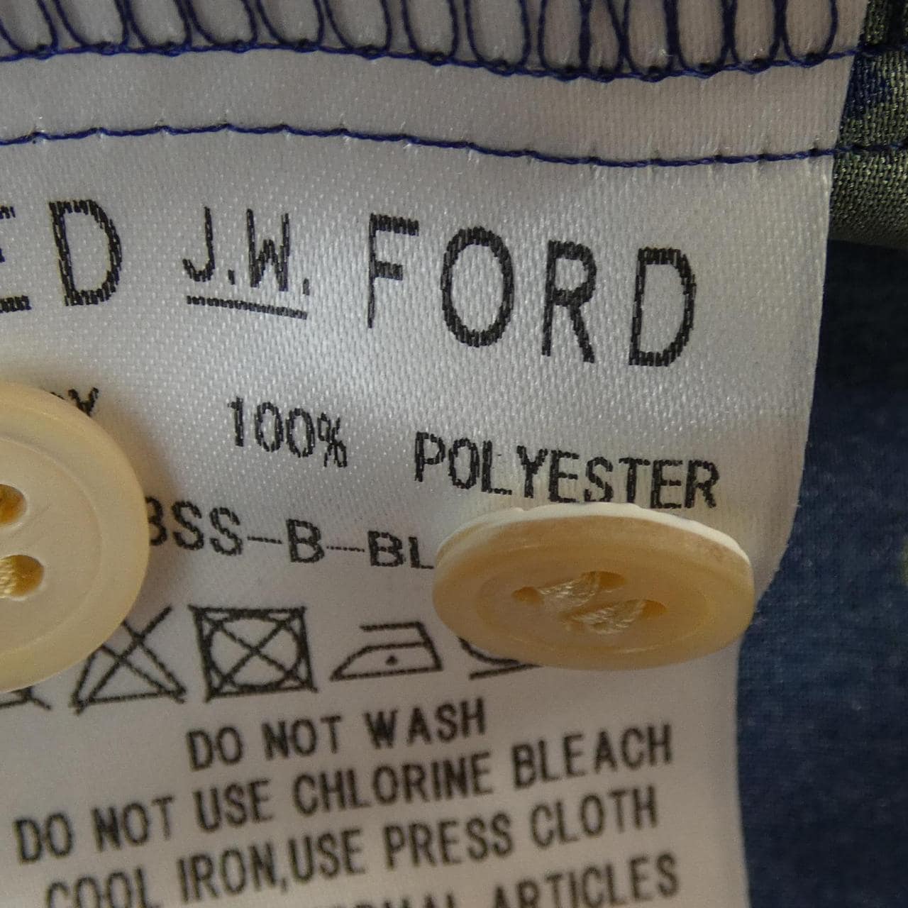 BED J.W. FORD 18SS-B-BL09 シャツ