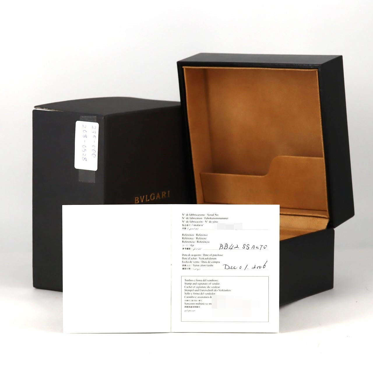 ブルガリ ブルガリブルガリ BB42SSAUTO/BB42BSSD/AT SS 自動巻