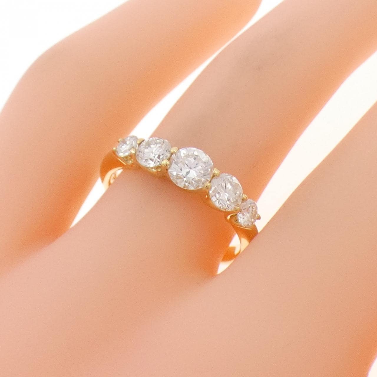 K18YG ダイヤモンド リング 1.80CT