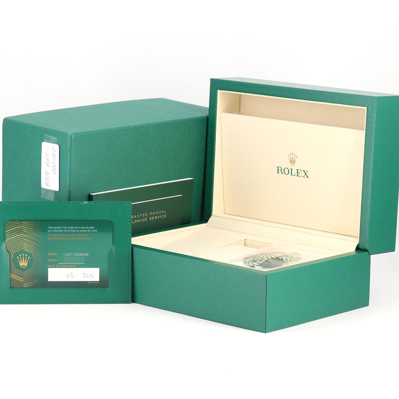 ロレックス GMTマスターⅡ 126710GRNR･5 SS 自動巻 ランダム番