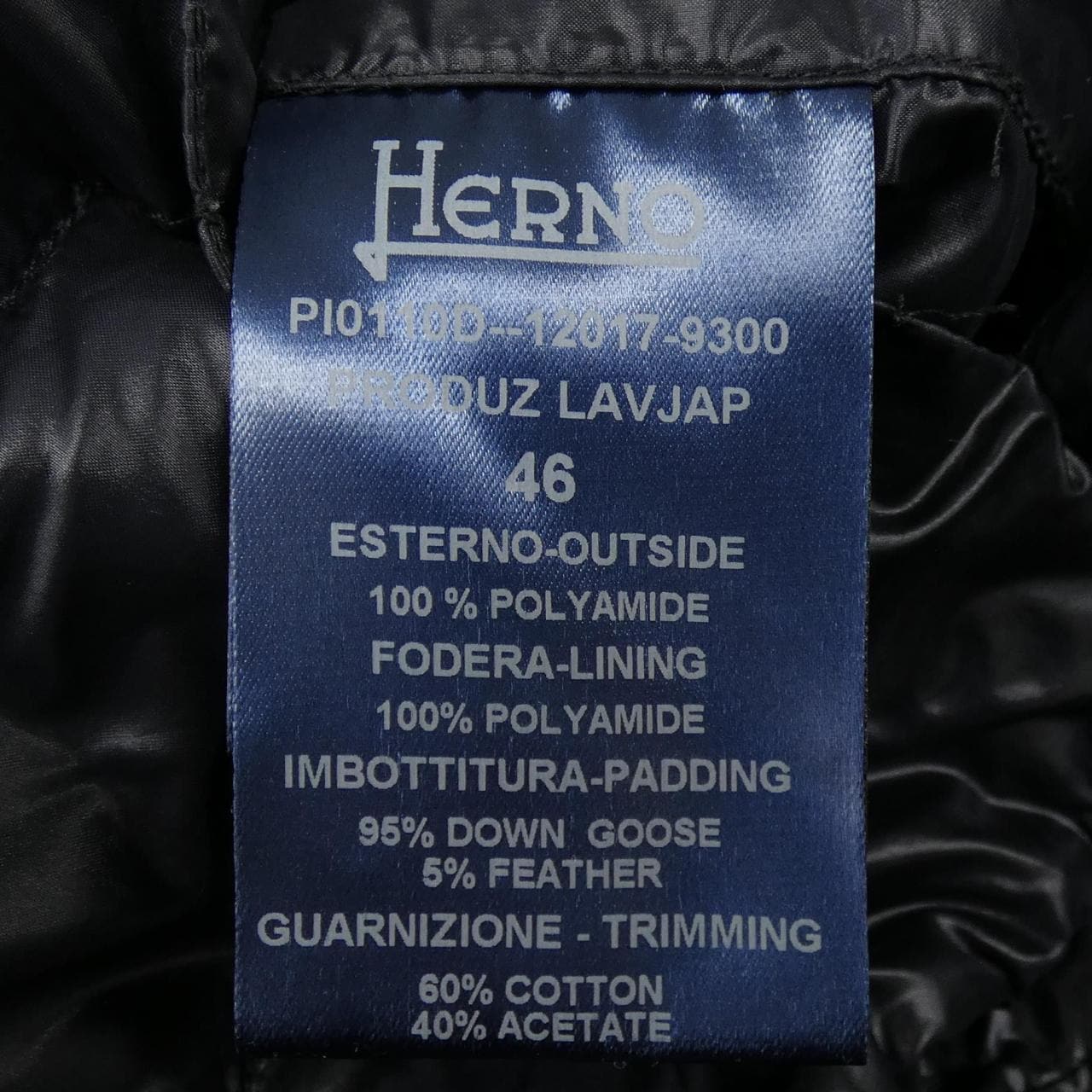 ヘルノ Herno PI0110D ダウンベスト