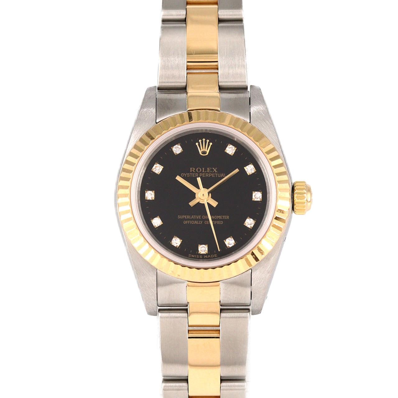 ロレックス オイスターパーペチュアル 76193G.･3 SSxYG 自動巻 P番