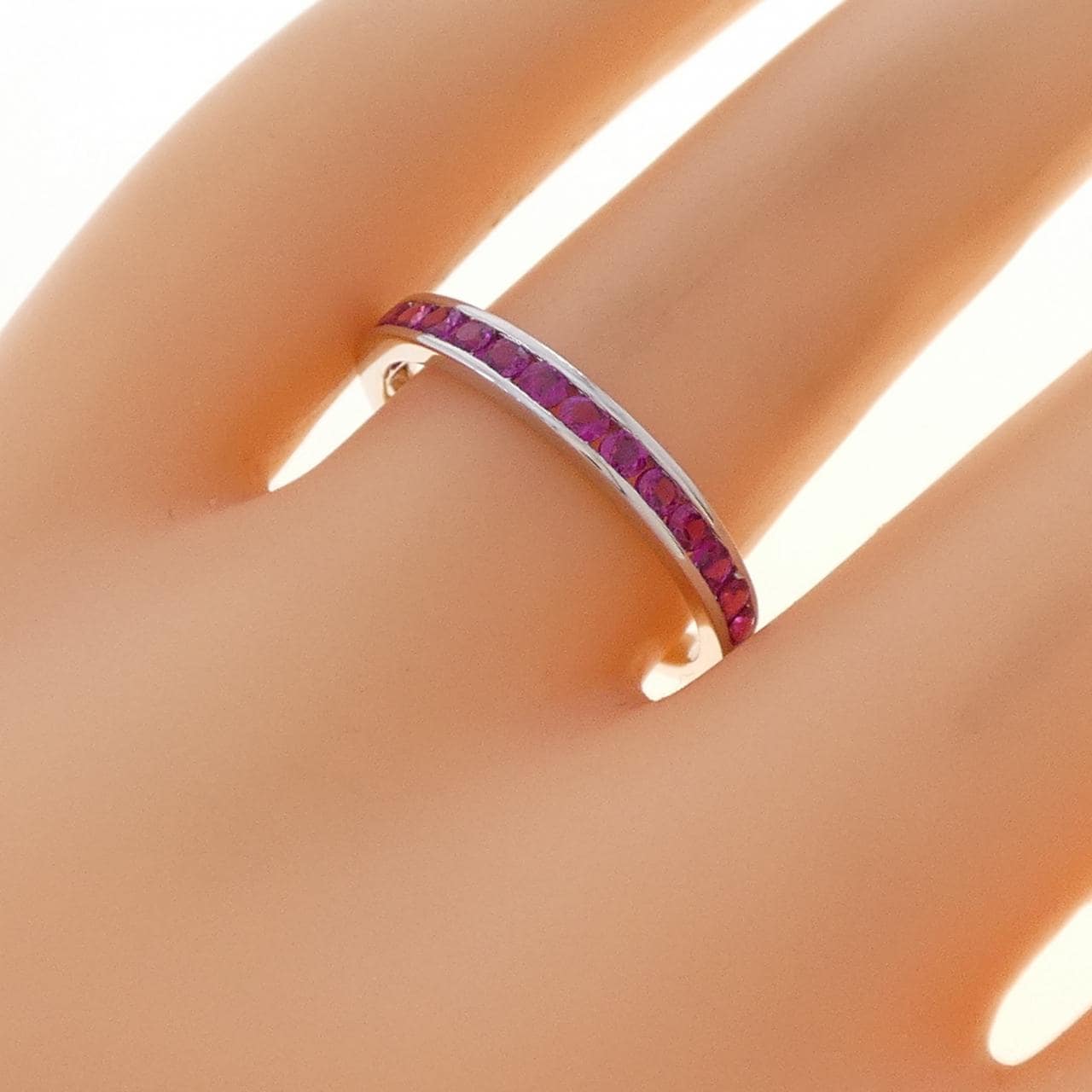 ジーエスティービー ルビー リング 0.70CT