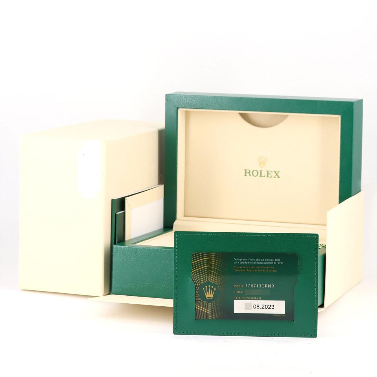 ロレックス GMTマスターⅡ 126713GRNR SSxYG 自動巻 ランダム番