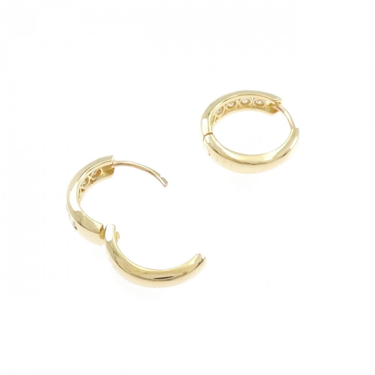 K18YG ダイヤモンド ピアス 0.50CT