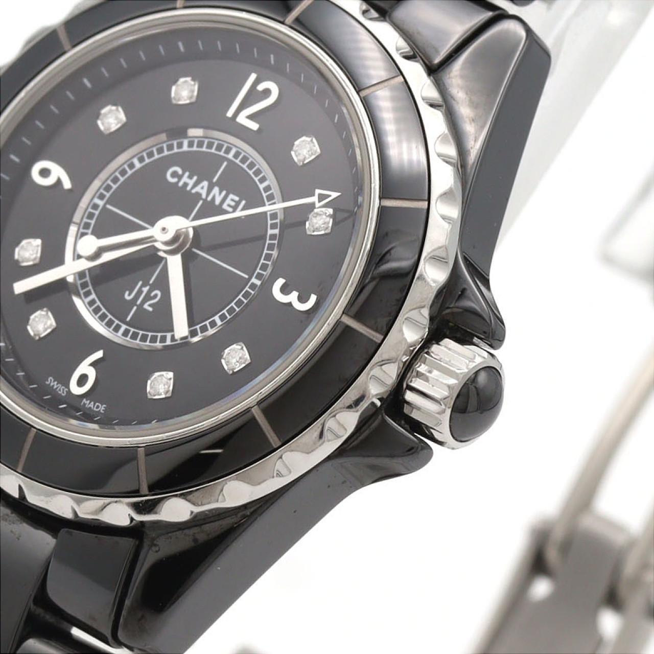 【ノーメンテナンス還元価格】シャネル J12 29mmセラミック･8P H2569 セラミック クォーツ
